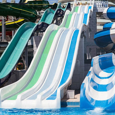 Outdoor Water Park Playground Equipment Swimming Pool Combination Slide