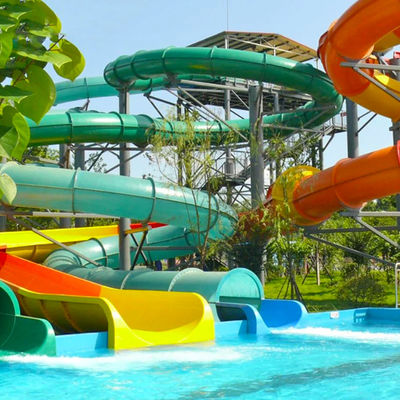 Water Park Amusement Fun Sports Equipment Outdoor Pool Spiral Tube Playground Slide