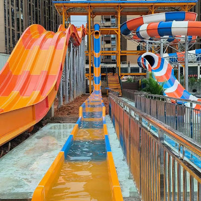 Extreme Speed Slide Fiber Glass Water Park Rides