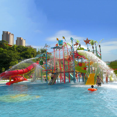 Aqua Playground Water Slide Park Fiberglass Children Play