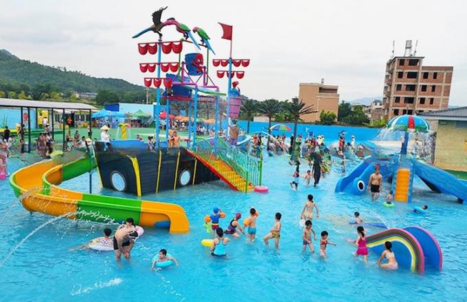 Customizable Water Amusement Park Equipment Environmental Friendly 0