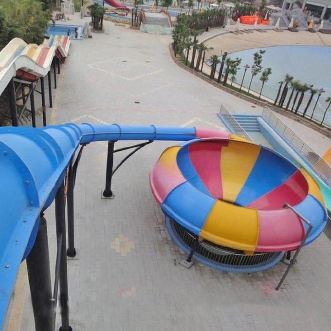 वाटर पार्क खेल के मैदान के लिए बड़ा फाइबरग्लास बाउल स्लाइड 1
