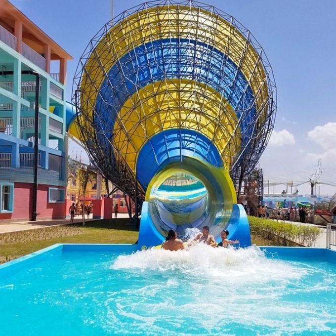 Big Water Amusement Park Fiberglass Speaker Water Slide for Adult 0