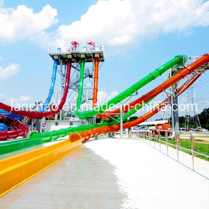 Fiberglass Aqualoop Body Water Slide for Amusement Park 1