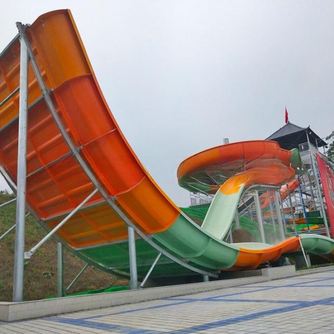 Stylish Water Park Rafting Boomerango Water Slide Two Person Water Slide 2