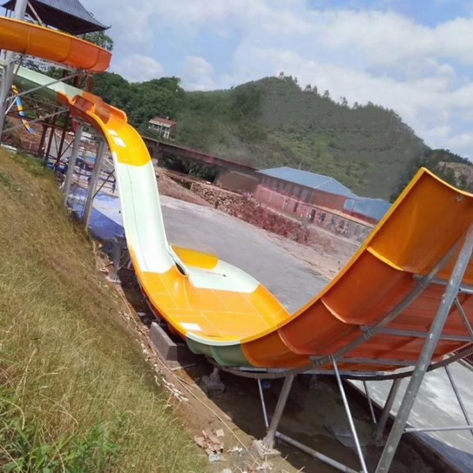 Stylish Water Park Rafting Boomerango Water Slide Two Person Water Slide 1