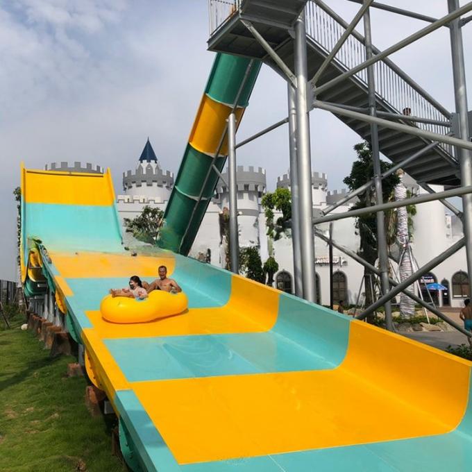 Stylish Water Park Rafting Boomerango Water Slide Two Person Water Slide 3