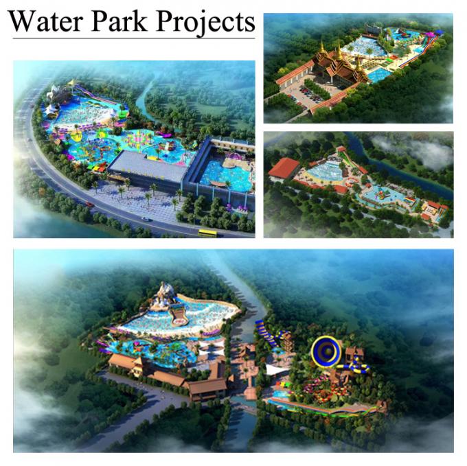 Stylish Water Park Rafting Boomerango Water Slide Two Person Water Slide 8