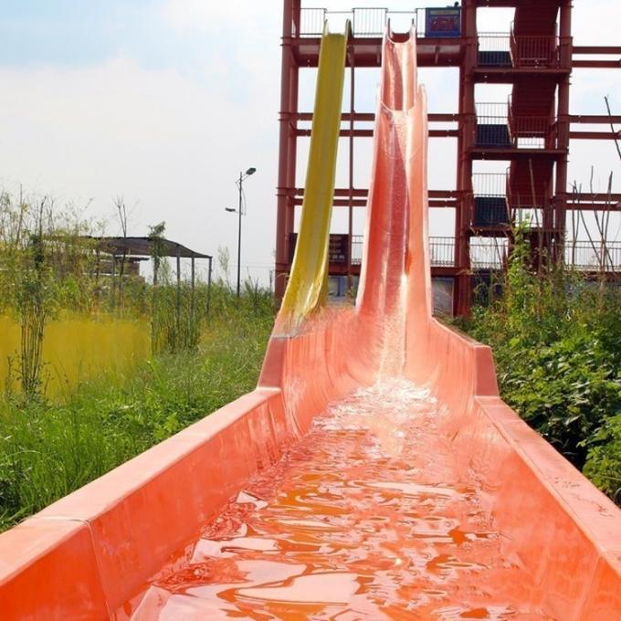 Height 8m Crazy Surfer Water Slide High Speed Thrilling Water Slides Comfortable 2