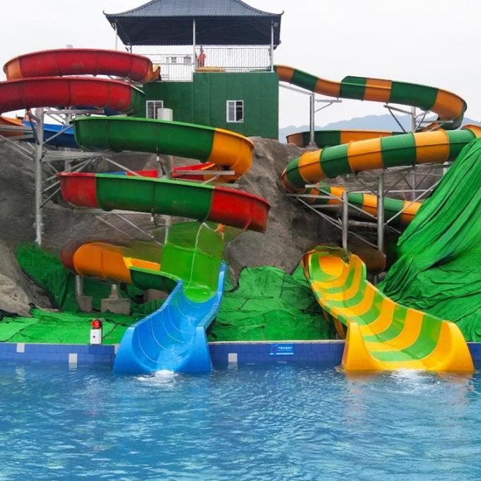 Aqua Park Water Slide Rafting Water Slide For Teenagers Oxidation Resistant 1