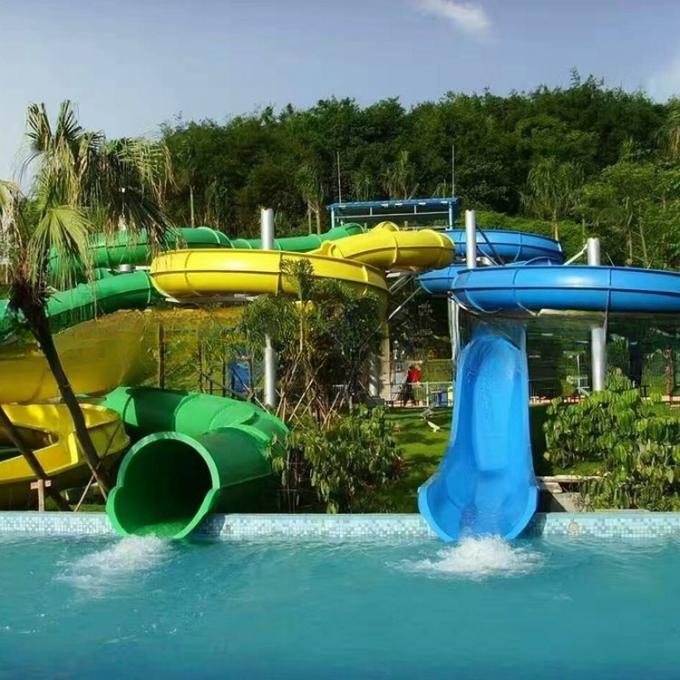 Aqua Park Water Slide Rafting Water Slide For Teenagers Oxidation Resistant 3