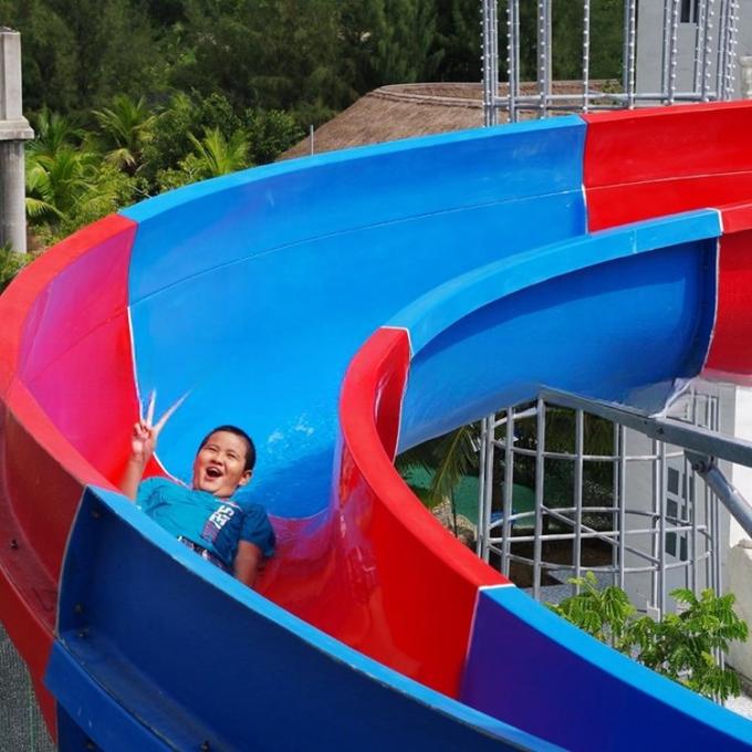 Customization Spiral Water Slide Screaming Fiberglass Screw ISO9001 3