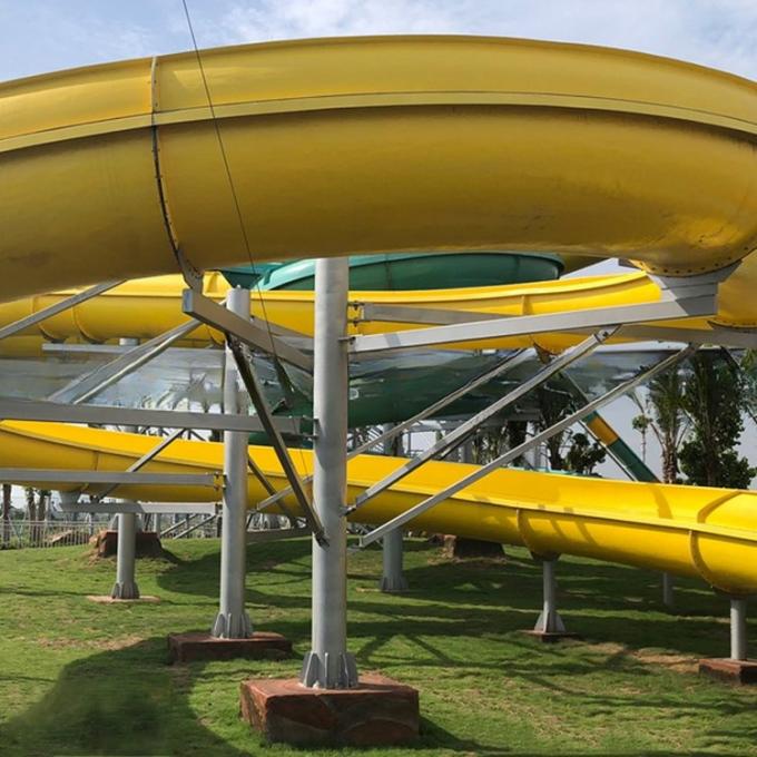 Large Capacity  Spiral Water Slide Raft Water Tube Slide For Aqua Park 2