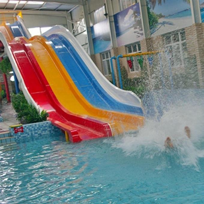 Anti Static Rainbow Colorful Water Slide For Adult With SGS Certification 3