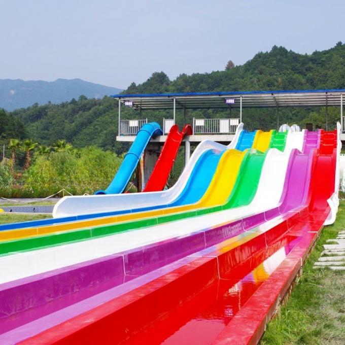 OEM ODM Swimming Pool Rainbow Water Slide Adult Size Water Slide 2