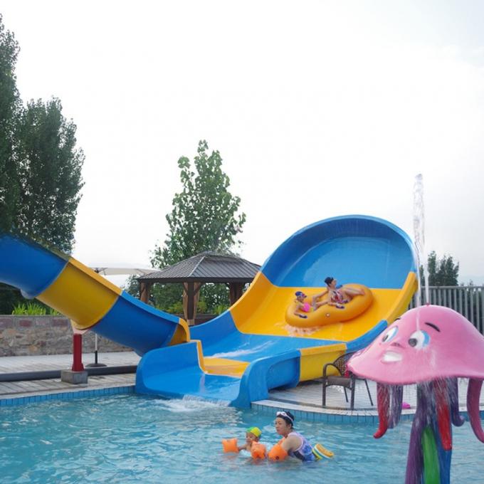 Customised Tornado Water Slide 2 Person Water Slide Erosion Resistant 2