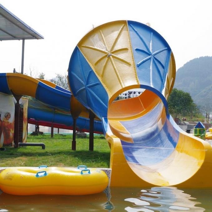 Customised Tornado Water Slide 2 Person Water Slide Erosion Resistant 0