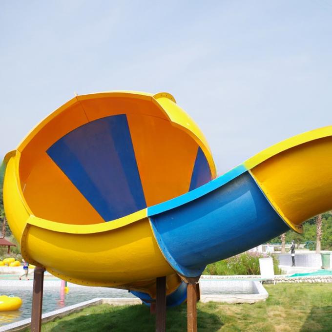 Customised Tornado Water Slide 2 Person Water Slide Erosion Resistant 1