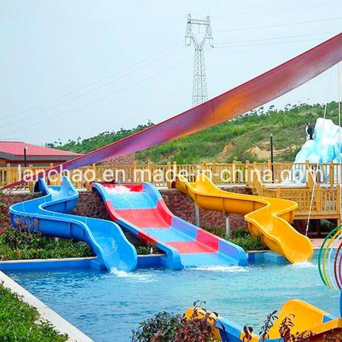 Customised Tornado Water Slide 2 Person Water Slide Erosion Resistant 3