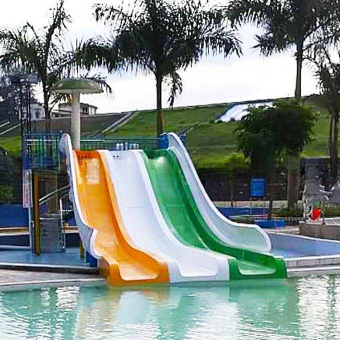 Colorful Fiberglass Water Tube Slide For Kids Park Playground Humanization Design 3