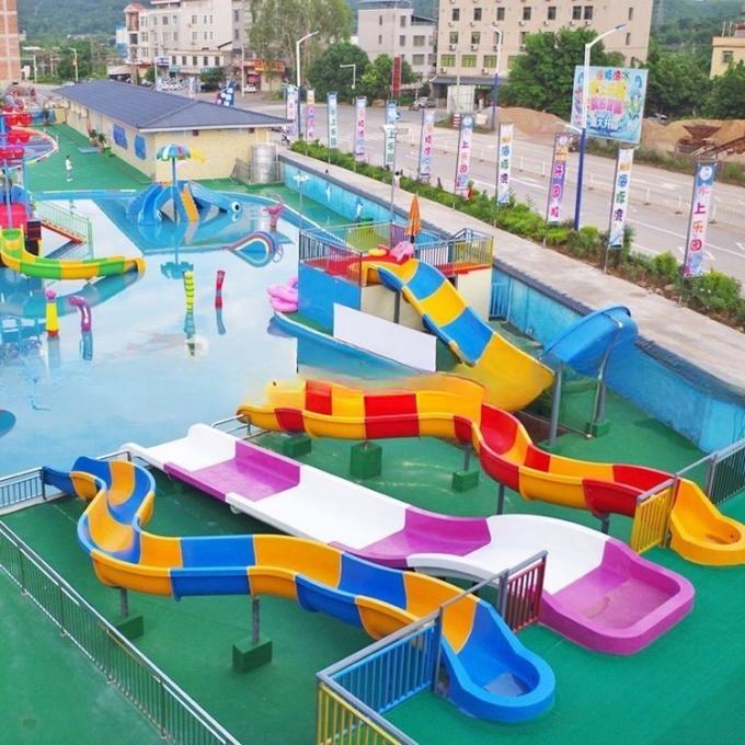 Hot DIP Galvanizing Theme Park Water Slide Long Water Slide 1.8m Height 1