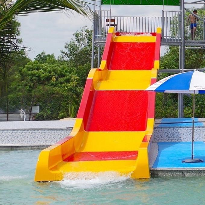 Comfortable Outside Water Slides Fiberglass Waterslides Holiday Resort Combined 2
