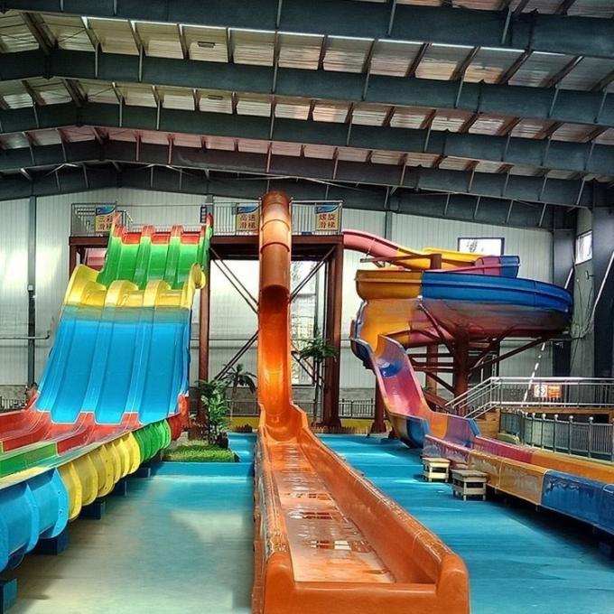 Large Scale Combination Amusement Park Water Slide For Adult 2