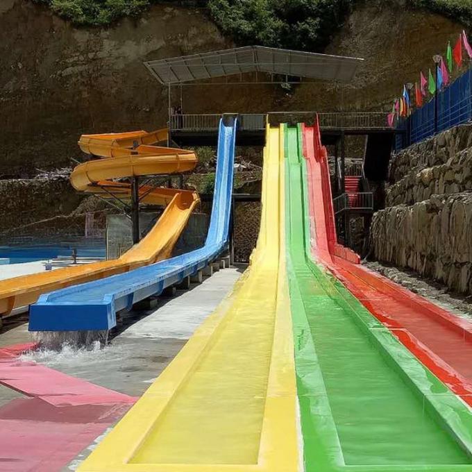 Large Scale Combination Amusement Park Water Slide For Adult 1