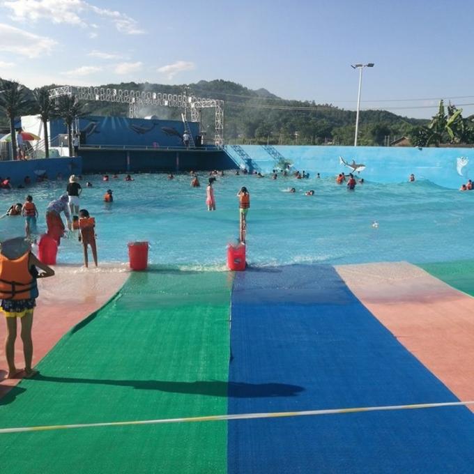 Fiberglass Water World Wave Pool Equipment Colourful Design High Durability 1