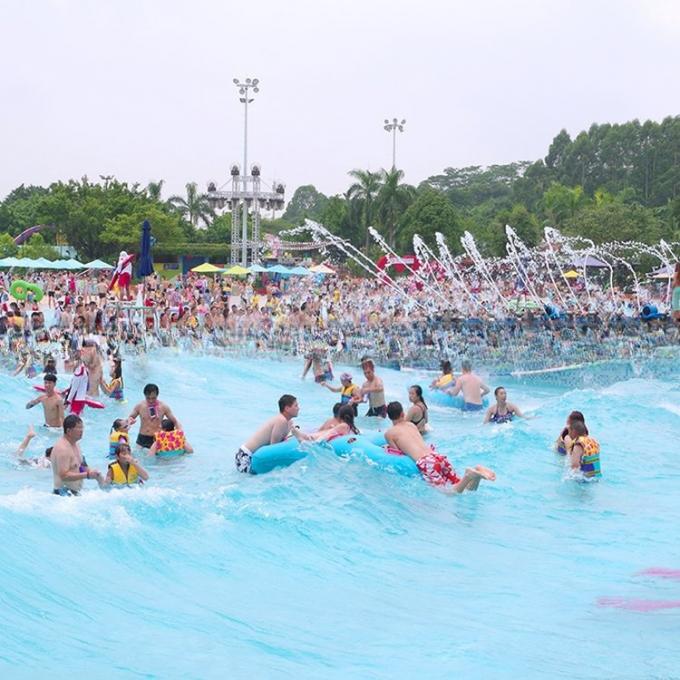 2m Height  Outdoor  Tsunami Wave Pool For Aqua Amusement Park 3
