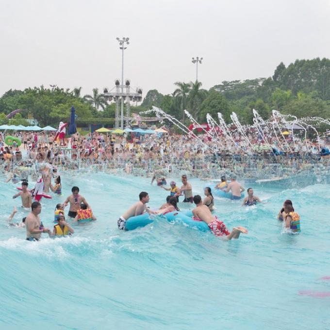 Weather Resistance Outdoor Wave Pool System Playground Customizable 2