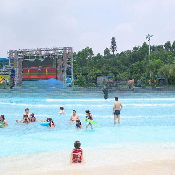 ISO9001 0.3-1.2m Height Big Surf Wave Pool Water Park Long Working Life 2