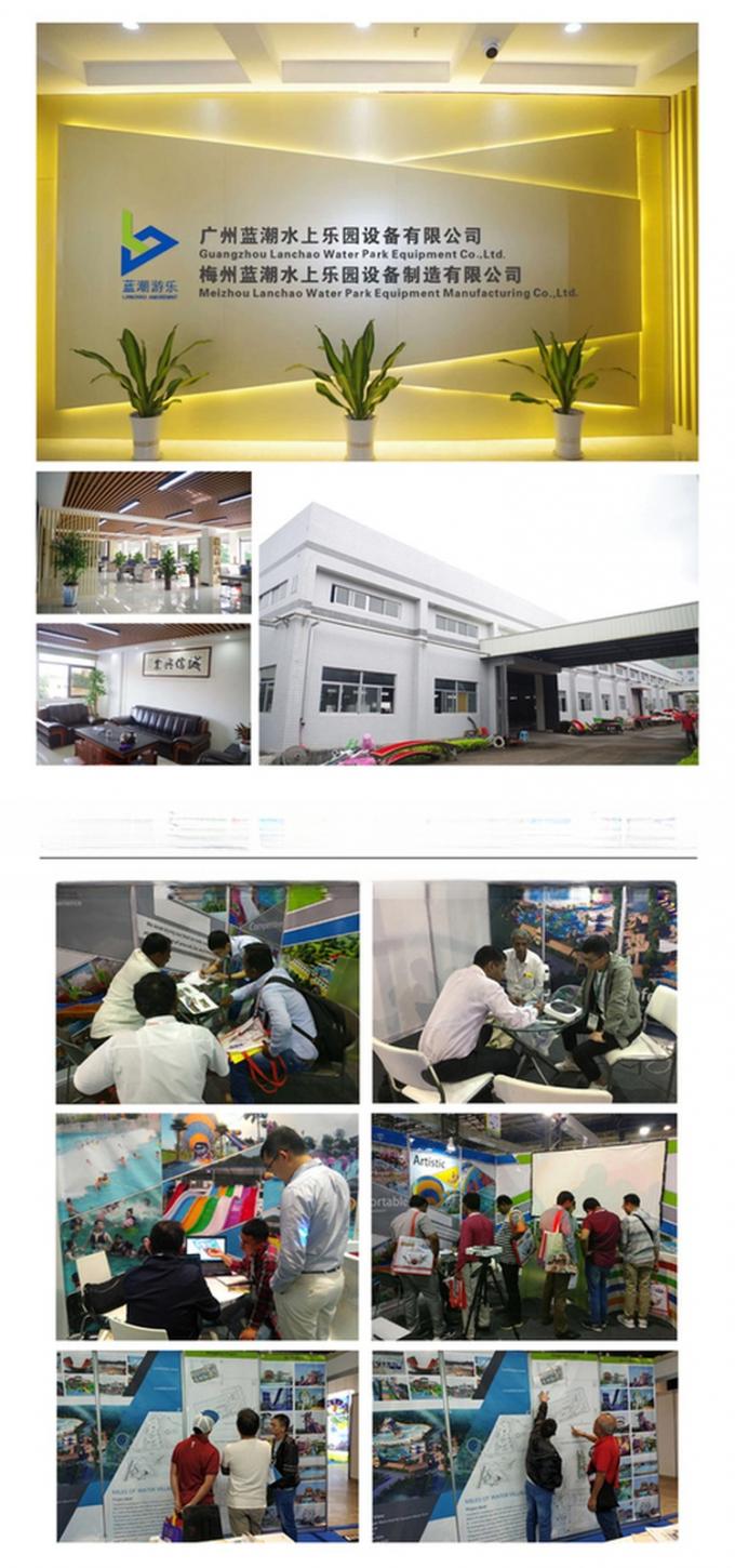 ISO9001 0.3-1.2m Height Big Surf Wave Pool Water Park Long Working Life 5