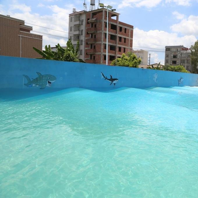 Amusement Park Artificial Swim Wave Pool Air Operated Customizable 3