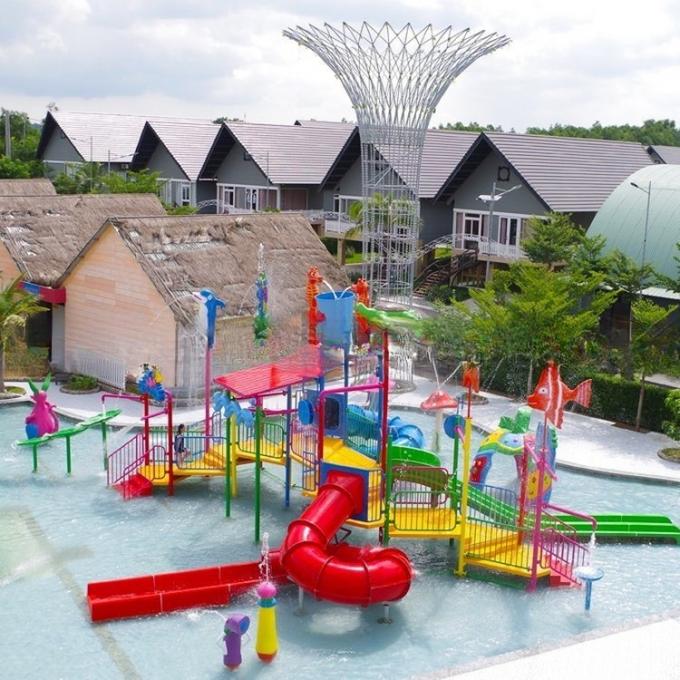 Awesome Splash Water Playground Theme Park Rides 13.5m*9.5m*7m 1