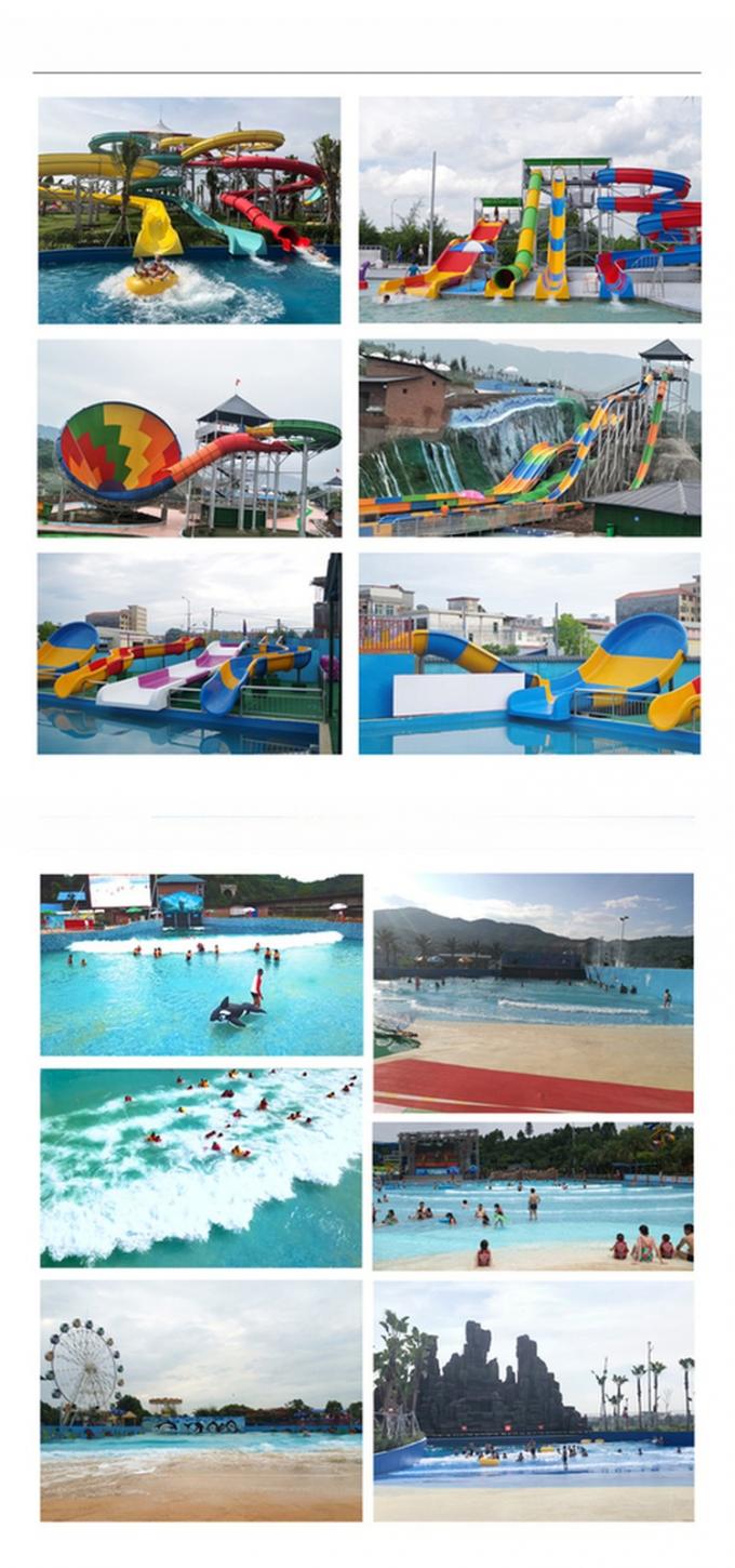 Multicolored Splash Water Playground Aqua Park Equipment 45KW With Kids Slide 9
