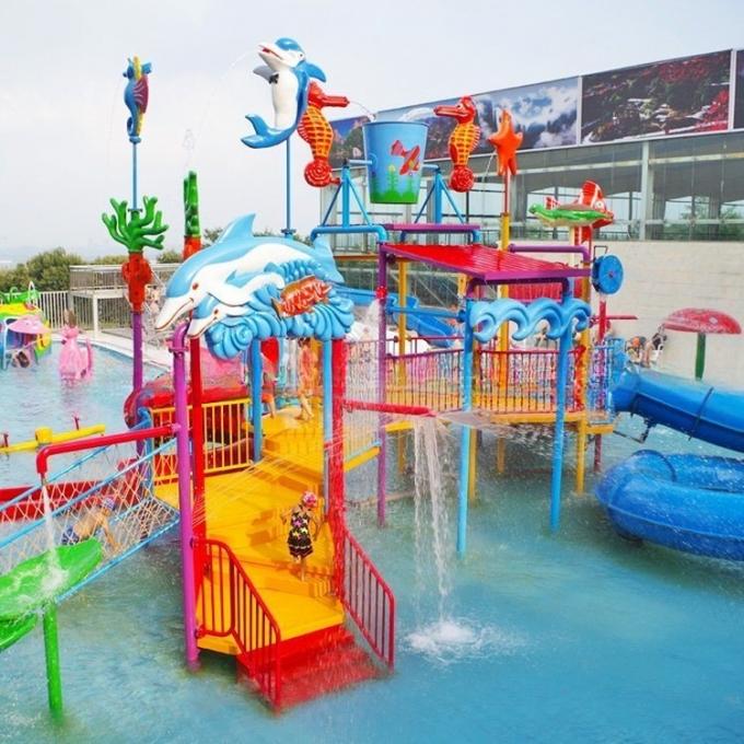 Ocean Kids Splash Water Playground House 18m*16m*8m Size Family Friendly 1