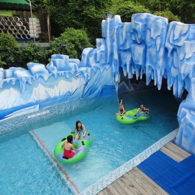 Artificial Water Park Lazy River Wave Machine Colourful Design 2