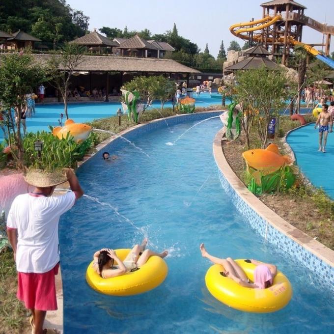 Anti Rust Steel Long Water Park Lazy River Aquatic Park Equipment OEM ODM 3