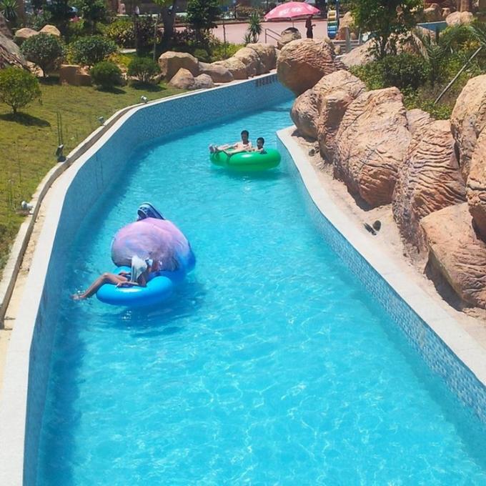 High Capacity Water Park Lazy River Artificial Water Stream New Condition 2