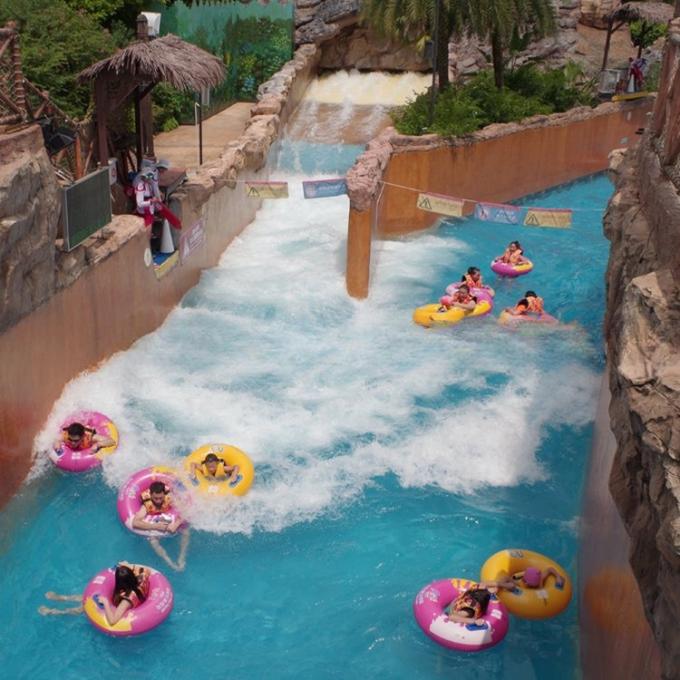 128.5KW Power Extreme Prefabricated Lazy River For Aquatic Park 0