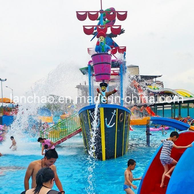 Fiberglass Kids Water Playground Equipment for Aqua Theme Park 3