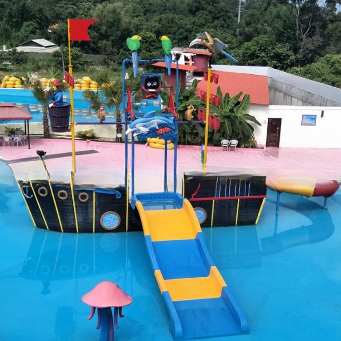 Pirate Ship Outdoor Water Play Equipment Environmental Friendly 3