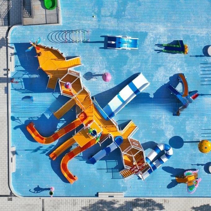 Funny  Aqua Park Equipment Pirate Ship Water Park Oxidation Resistant 2