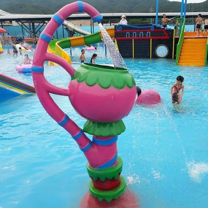 Kids Splash Pad Water Park Buckets Games Colourful UV Resistant 2