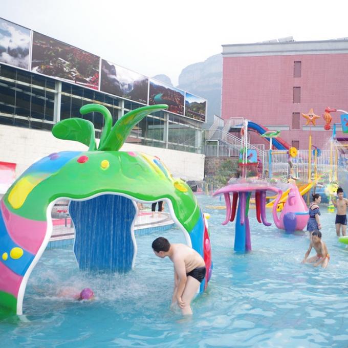 ISO9001 Certified Water Park Buckets Kids Water Slides Equipment 2