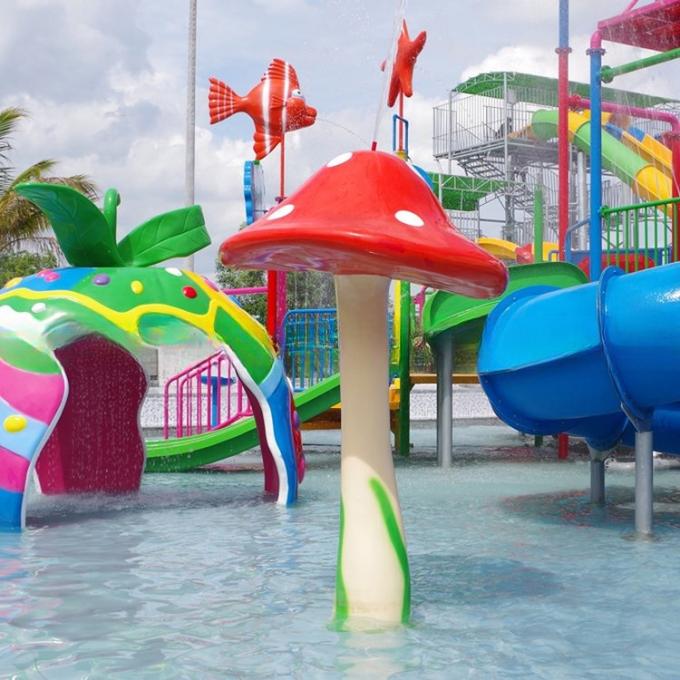 Fiberglass Multiple Colored Water Park Buckets Amusement Water Park Spray Toys 1