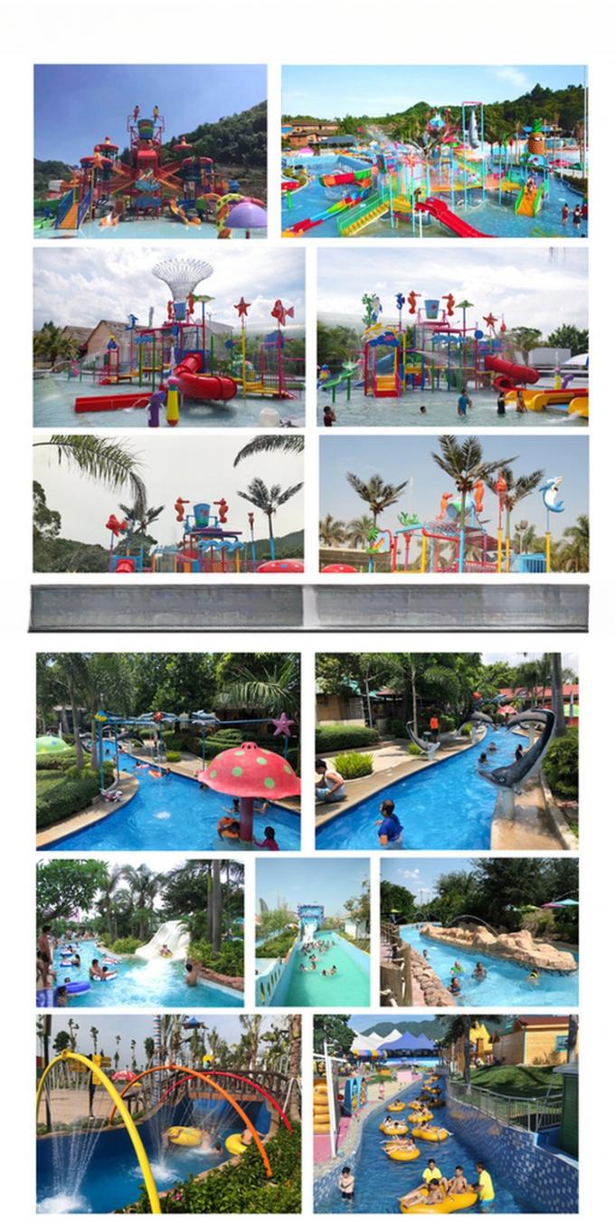 Environmental Friendly Water Bucket Water Park For Kids Playground 10