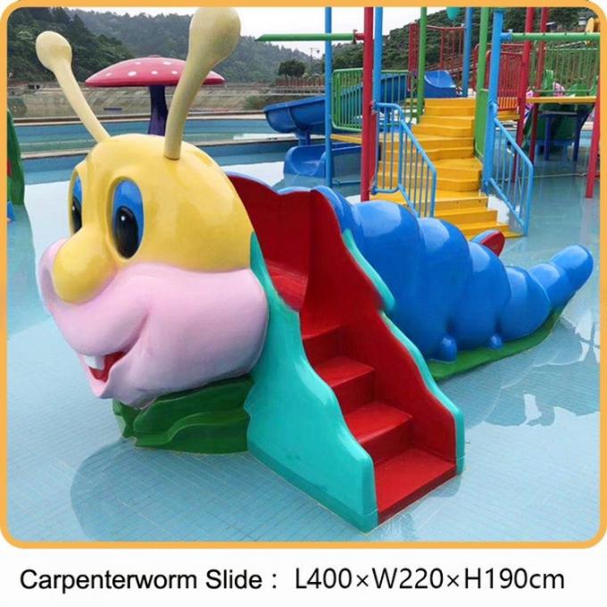 Éclaboussure de petit toboggan à eau pour le parc de piscine 0