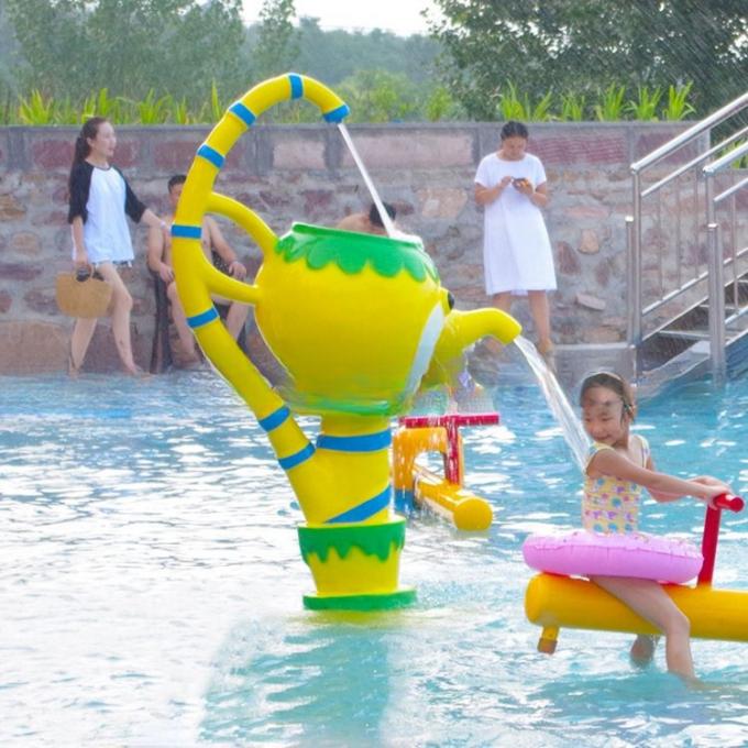 Colourful Design Water Park Buckets Water Spray Park Weather Resistance 0